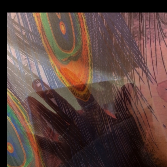 Shear Top Peacock Feather Design - Picture 6 of 7